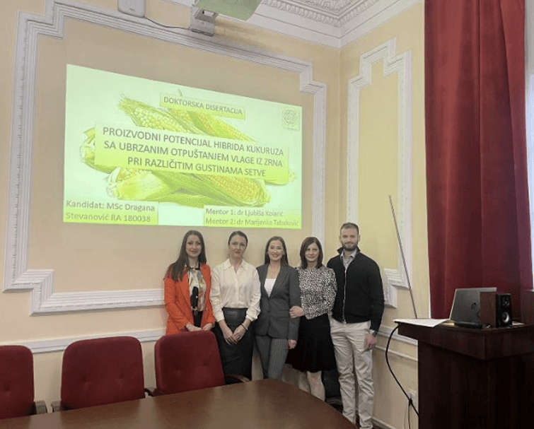 Institut Tamiš bogatiji za još jednog doktora nauka - uspešno odbranjena doktorska disertacija Dragane Stevanović, istraživača saradnika