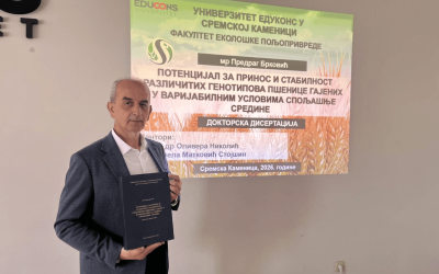Kolega Predrag Brković uspešno odbranio doktorsku disertaciju